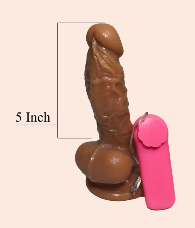 5 Inch Remote Control Realistic Dildo