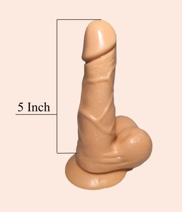 5 Inch Realistic Skin Tone Dildo