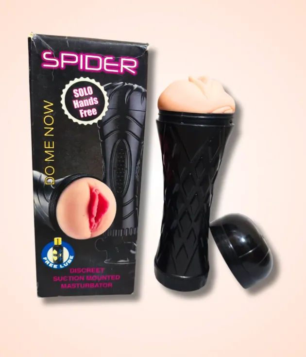 Spider Pussy Torch Masturbator with Suction Stand